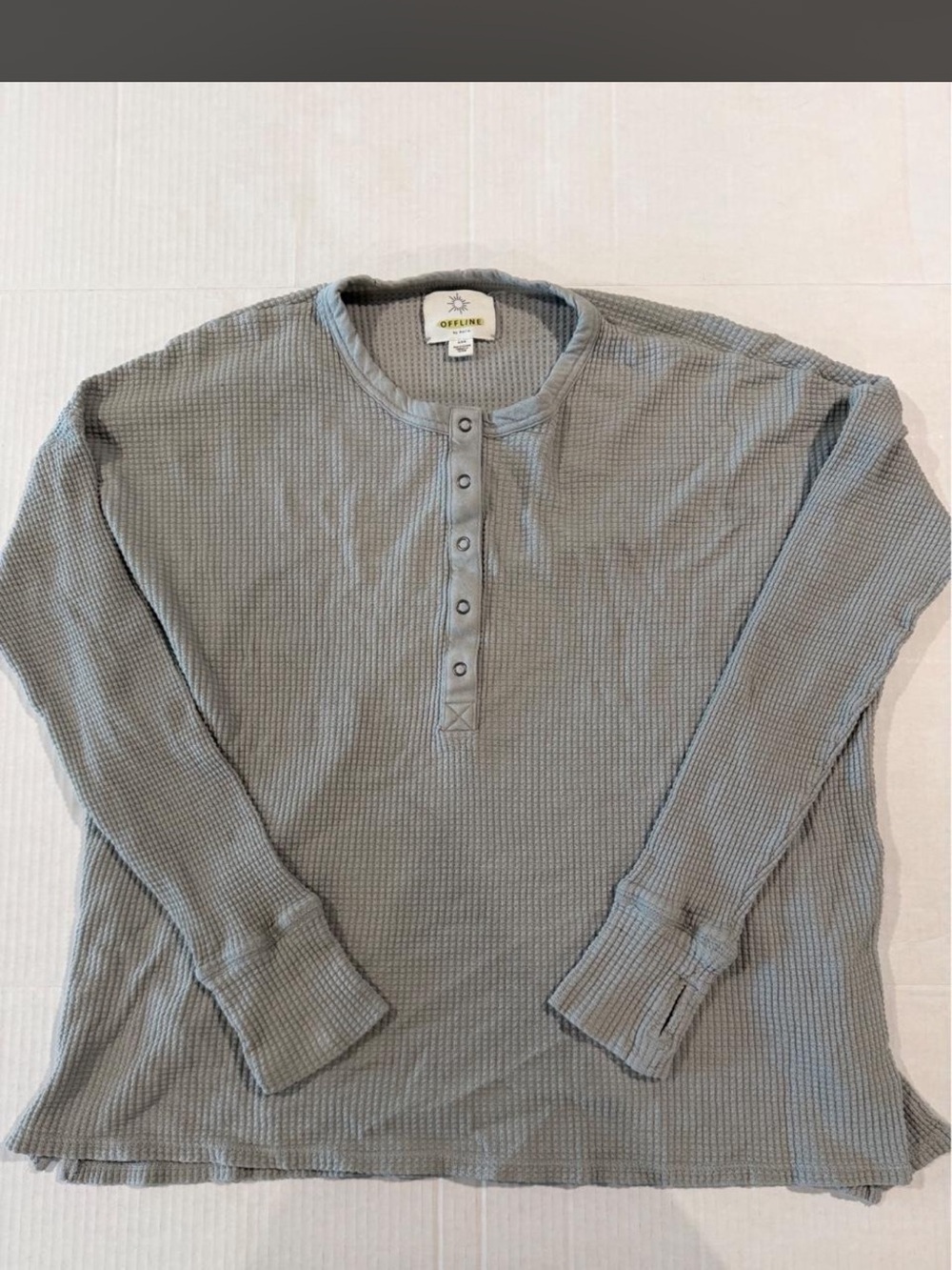 π©Ά OFFLINE by Aerie Waffle Henley